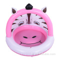 Piepūšams rozā zebra šļakatas peldbaseins mazuļu baseins